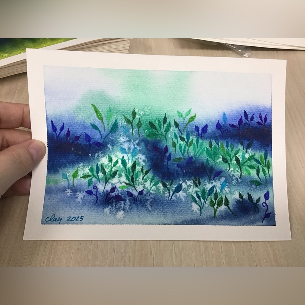 Original Floral/Nature Mixed Media Artwork